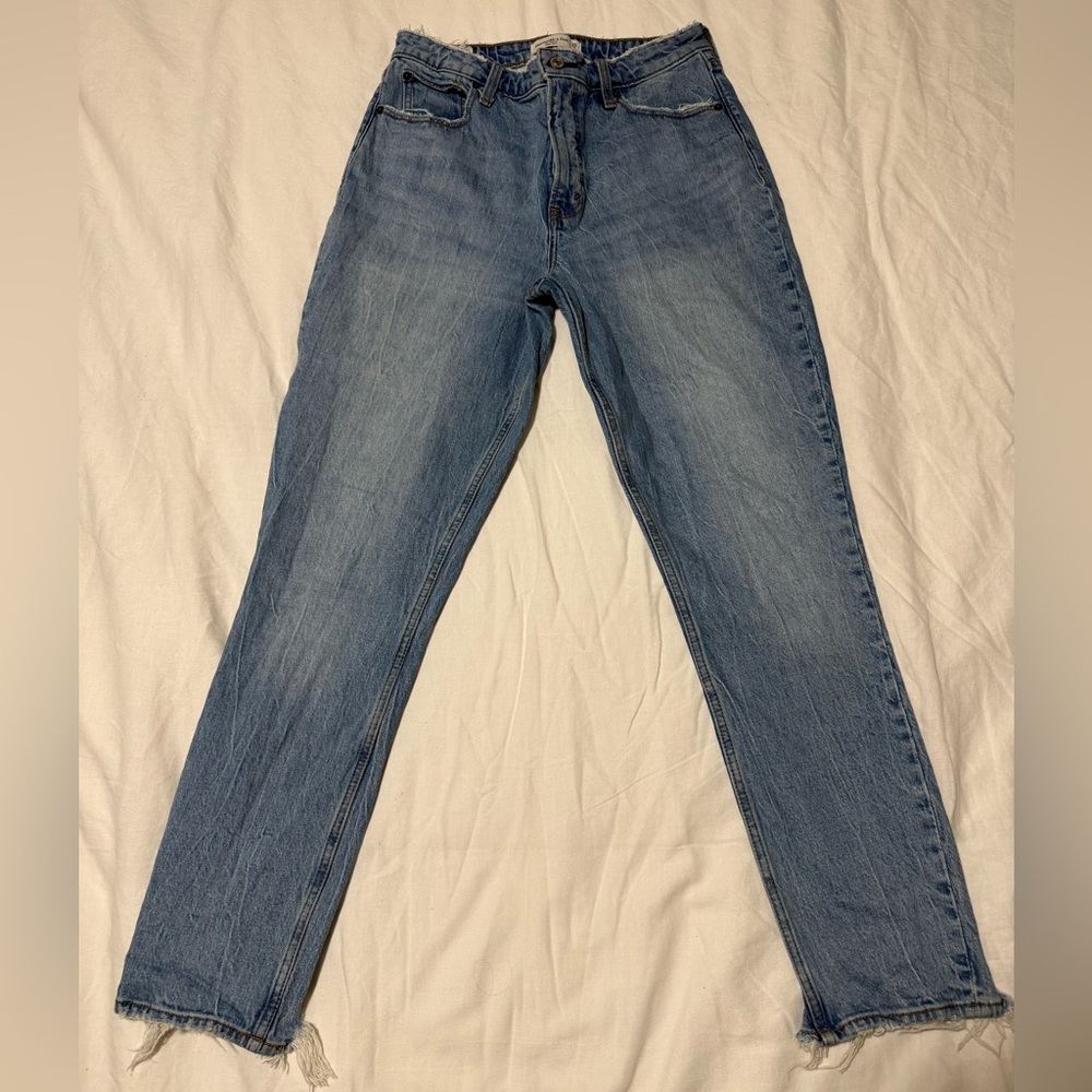 Abercrombie & Fitch Curve Love The Skinny High Rise Jeans